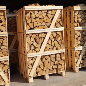 Kiln dried mix (Birch+Alder) firewood in 1,8 RM wooden crates Kiln dried mix (Birch+Alder) firewood in 1,8 RM wooden crates